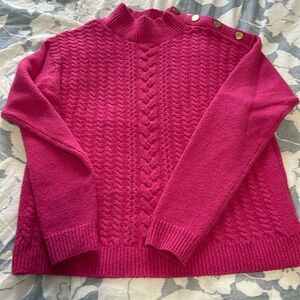 Draper James Pink turtleneck sweater size L